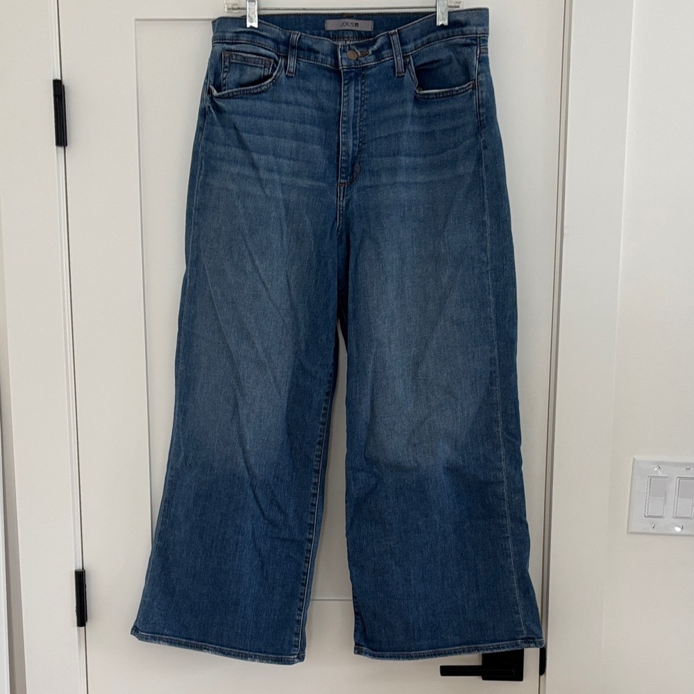 Joe's Jeans Medium Blue Wide Leg Jeans